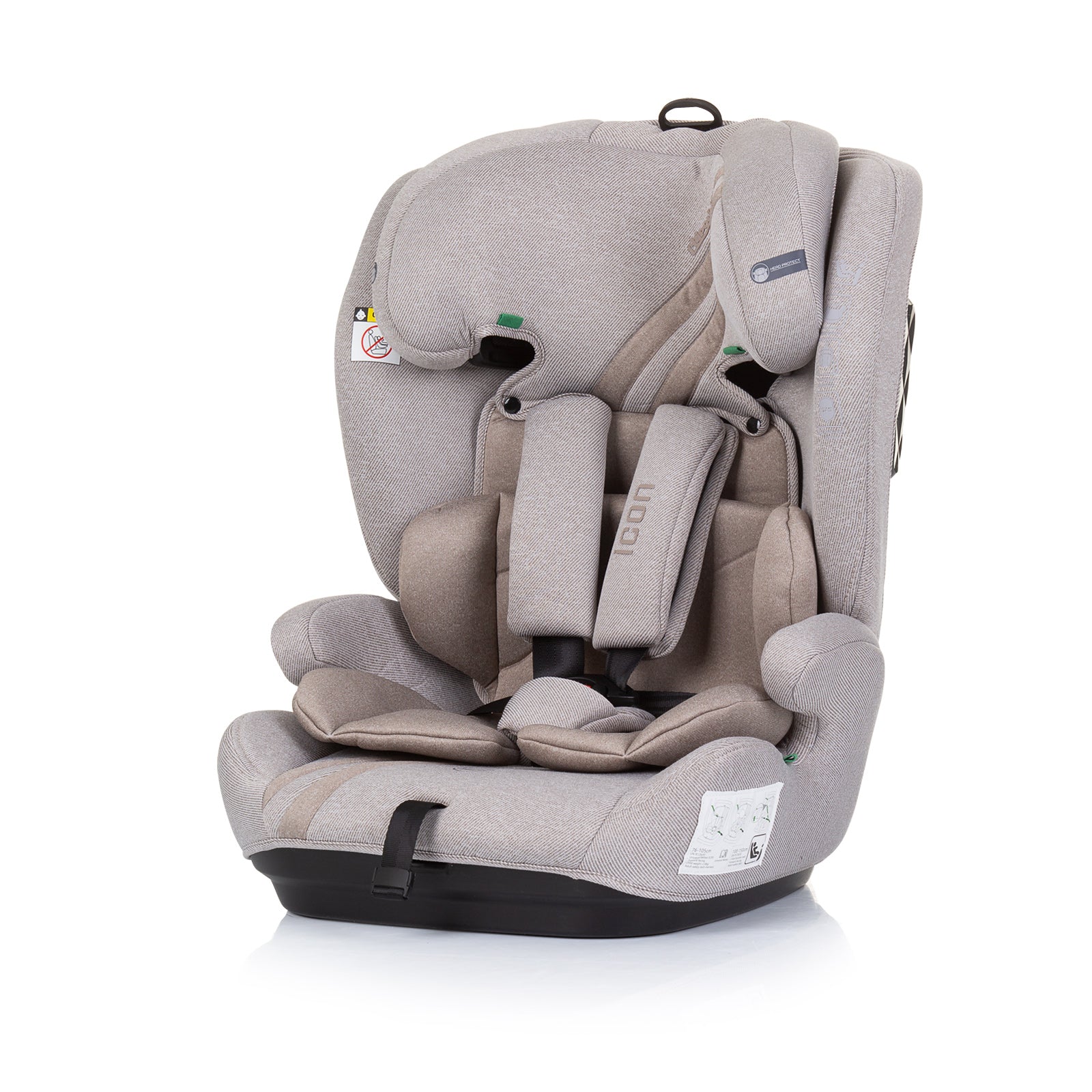 Ст.Кола I-Size 76-150 Cm Icon Макадамия - Група 1/2/3 (9-36Кг) - Chipolino - BebeMama
