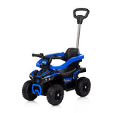 Количка За Яздене С Дръжка "atv" Синя Chipolino
