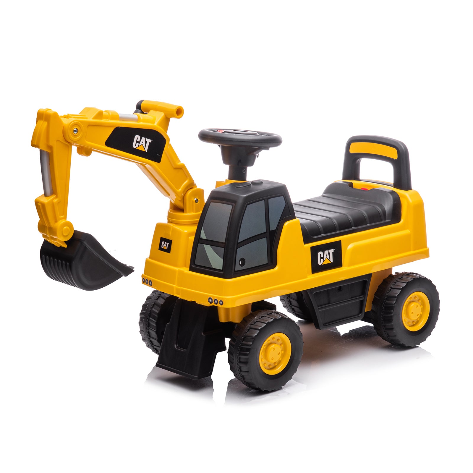 Cărucior de transport „Cat Excavator” Galben