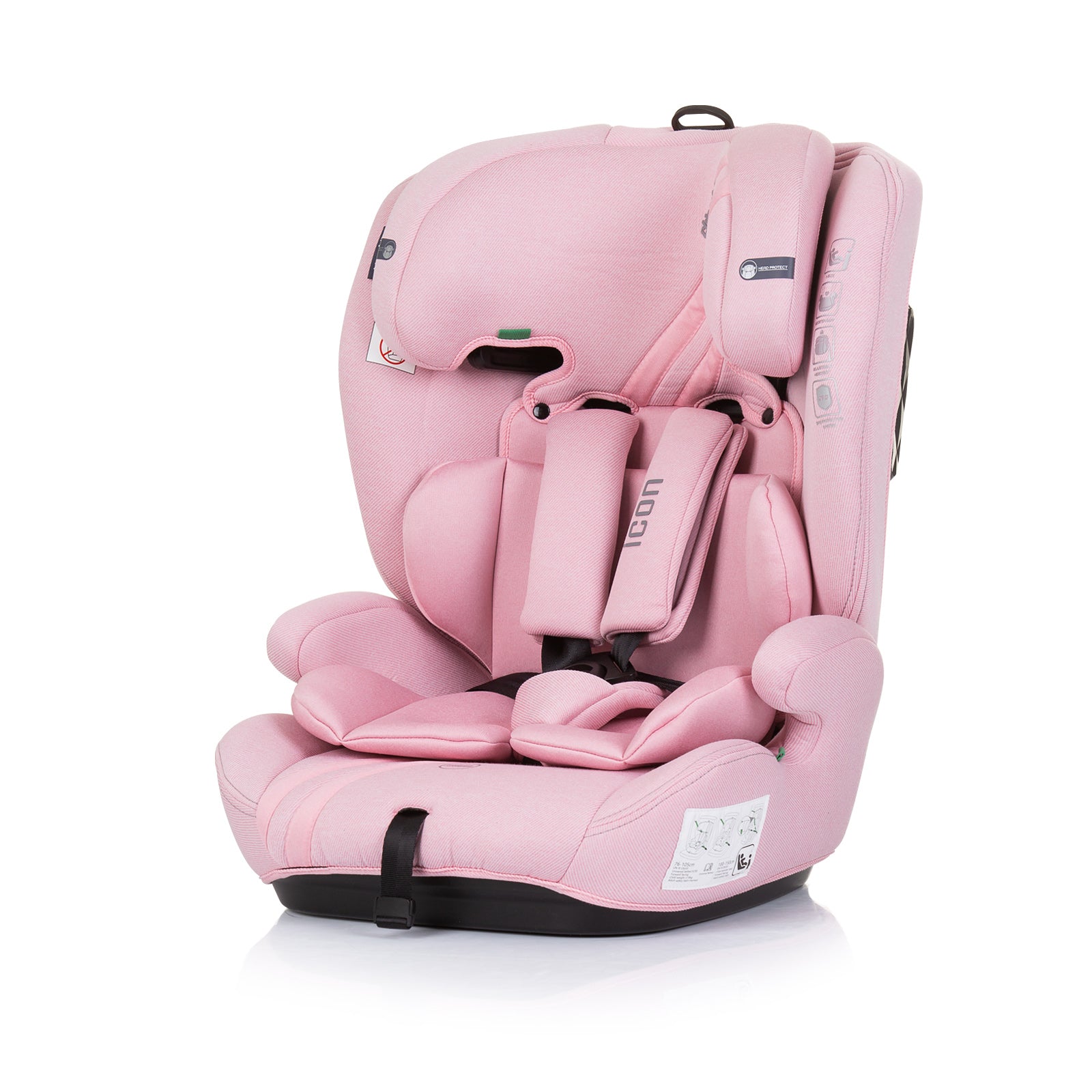Ст.Кола I-Size 76-150 Cm Icon Фламинго - Група 1/2/3 (9-36Кг) - Chipolino - BebeMama