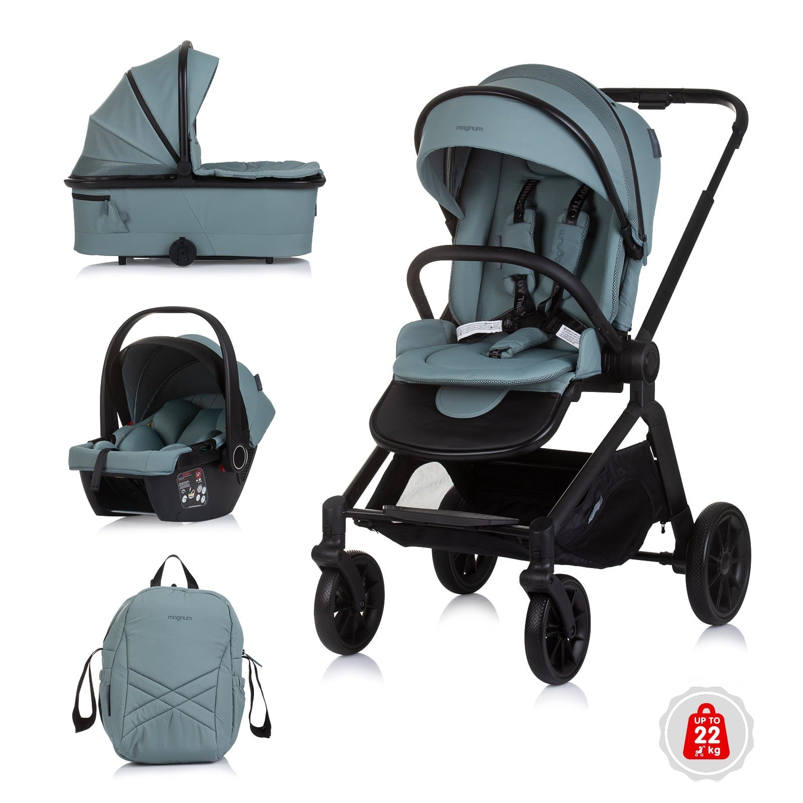 Carucior pentru copii 3 B1 "Magnum" Basilek