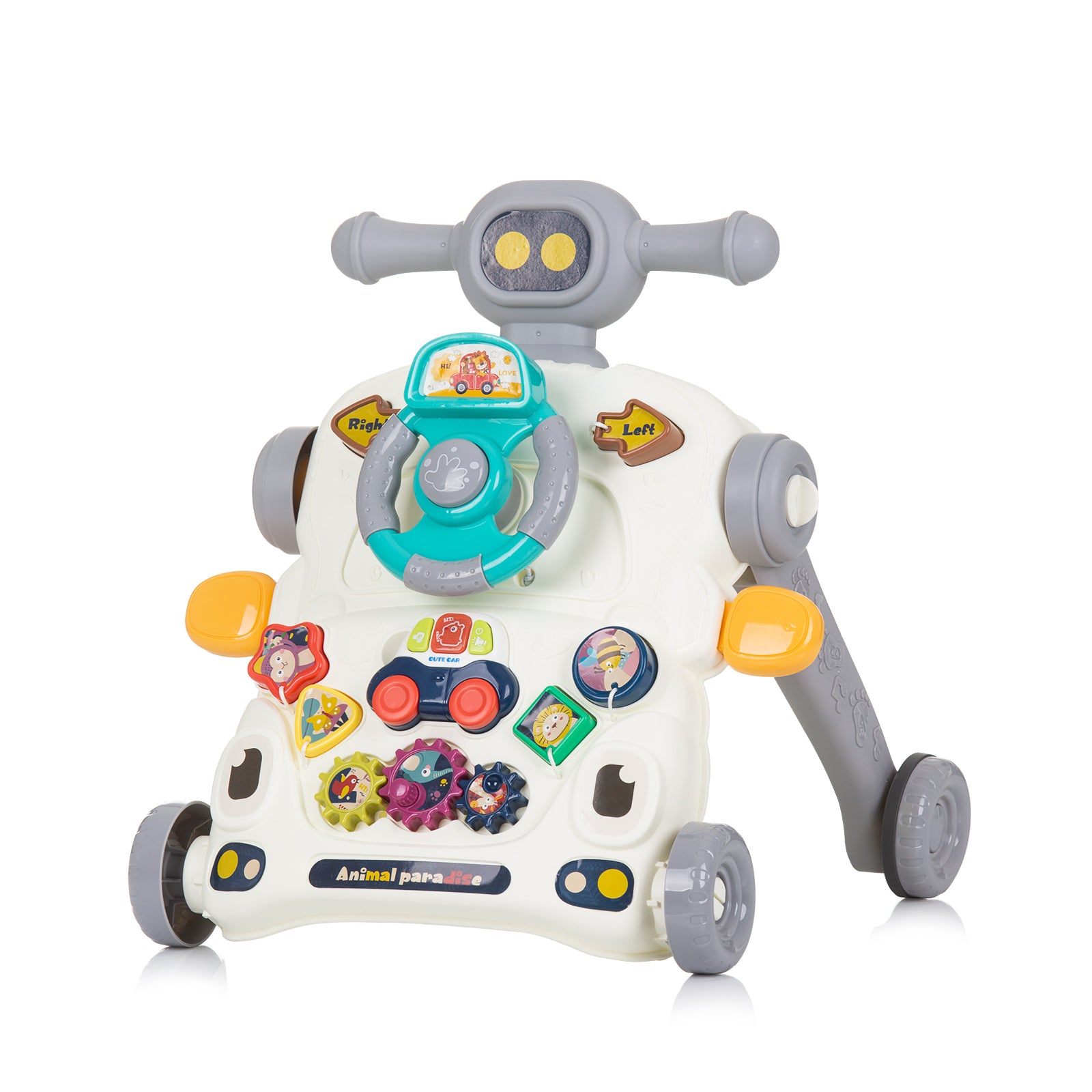 Муз.Игр.На Колела 3 В1 "Кола"Мултиколор - Проходилки И Уокъри - Chipolino - BebeMama