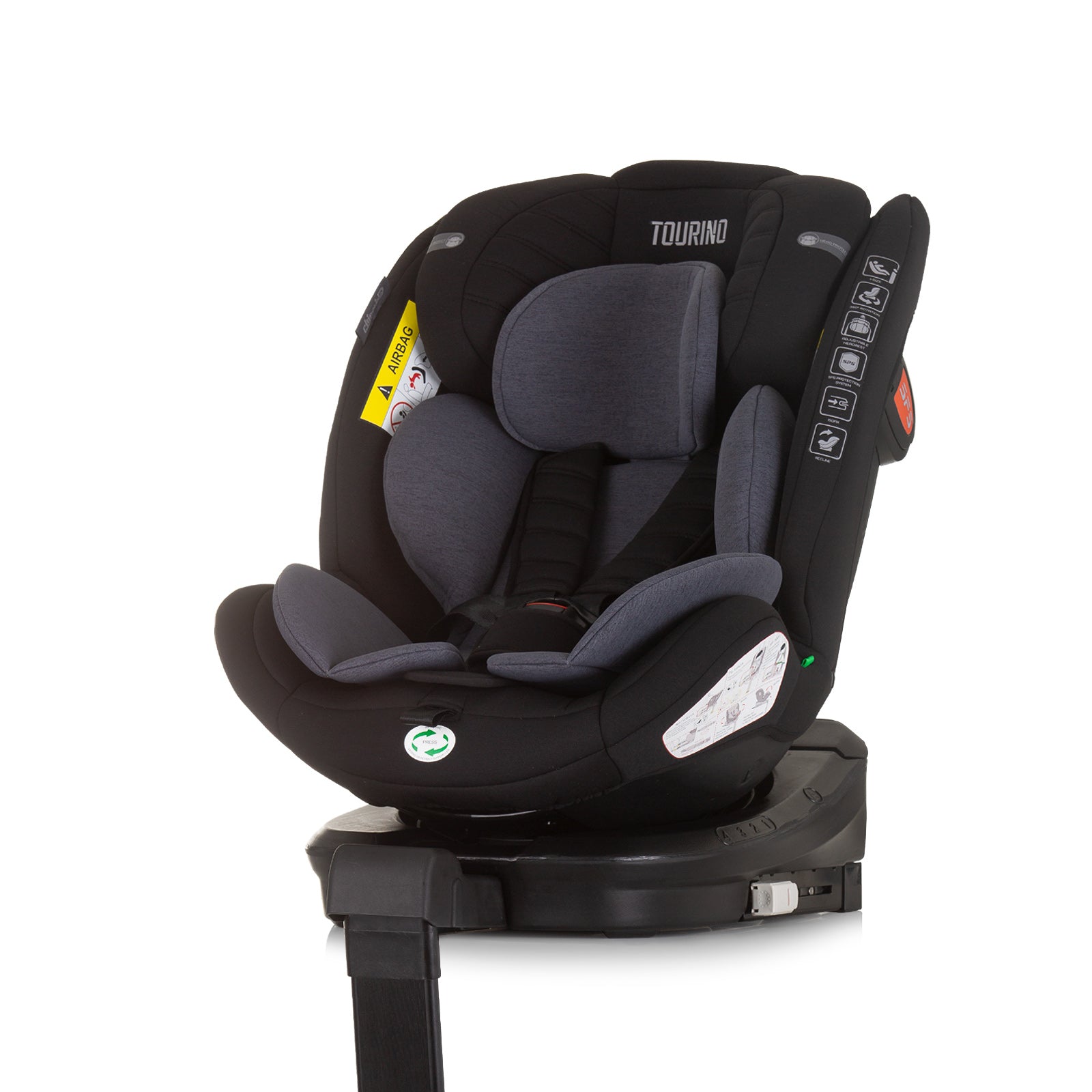 Ст.Кола 360 I-Size 40-150 Торино Обсидиа