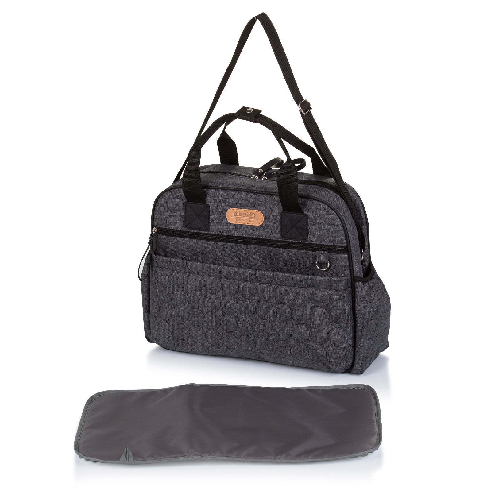 Чанта За Бебешка Количка Гранит Лен - Чанти И Раници - Chipolino - BebeMama