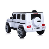 Джип Mercedesamg G63 Бял,evaгуми,коженa Chipolino