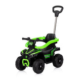 Количка За Яздене С Дръжка "atv" Зелена Chipolino