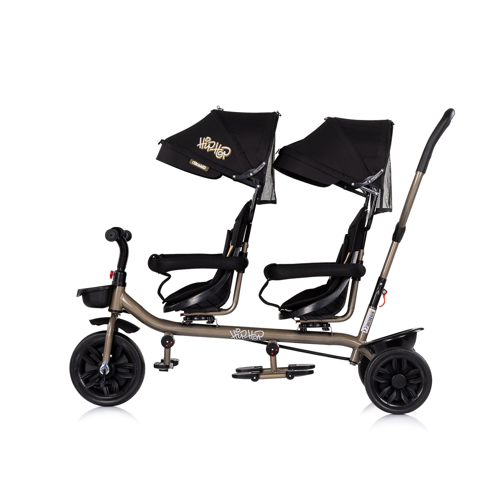 Триколка За Близнаци"хип Хоп" Черна Chipolino