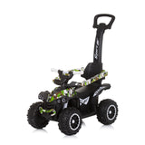 Cărucior de călătorie „ATV” cu mâner alb/verde