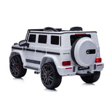 Джип Mercedes G63 Amg Бял Evaгуми Коженa