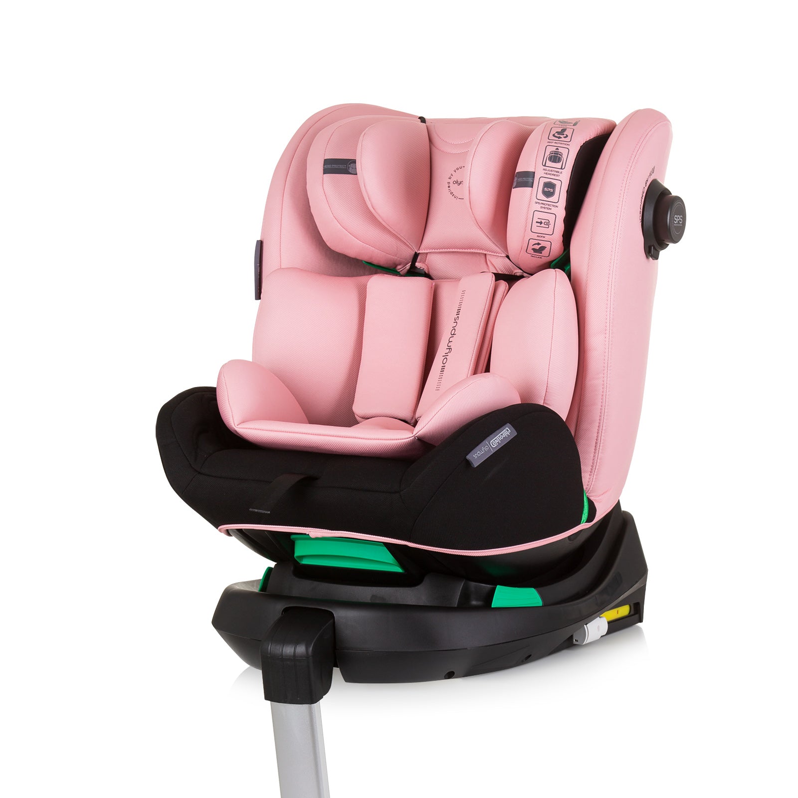 Ст.Кола 360 I-Size 40-150 Олимпус Фламин - Група 0+/1/2/3 (0-36Кг) - Chipolino - BebeMama