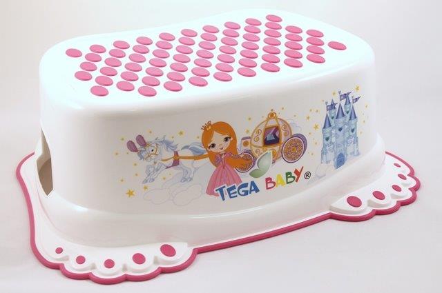 Подложка За Стъпване "Принцеса" Бяла - Аксесоари За Баня - Chipolino - BebeMama