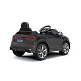 Mașină electrică Audi Rs Q8, anvelope Eva, piele, negru