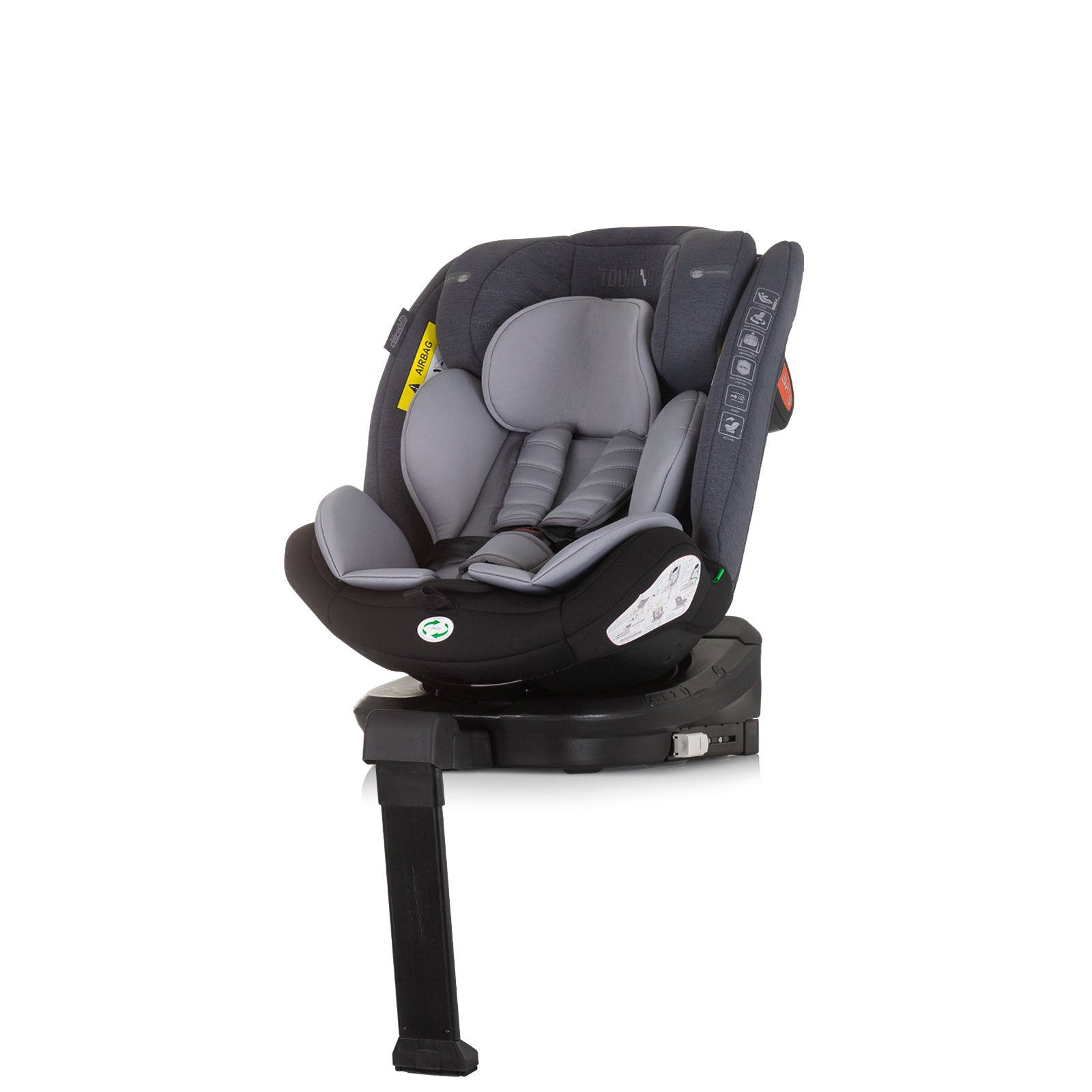 Ст.Кола 360 I-Size 40-150 Торино Сиво Ми