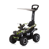 Cărucior de călătorie „ATV” cu mâner alb/verde