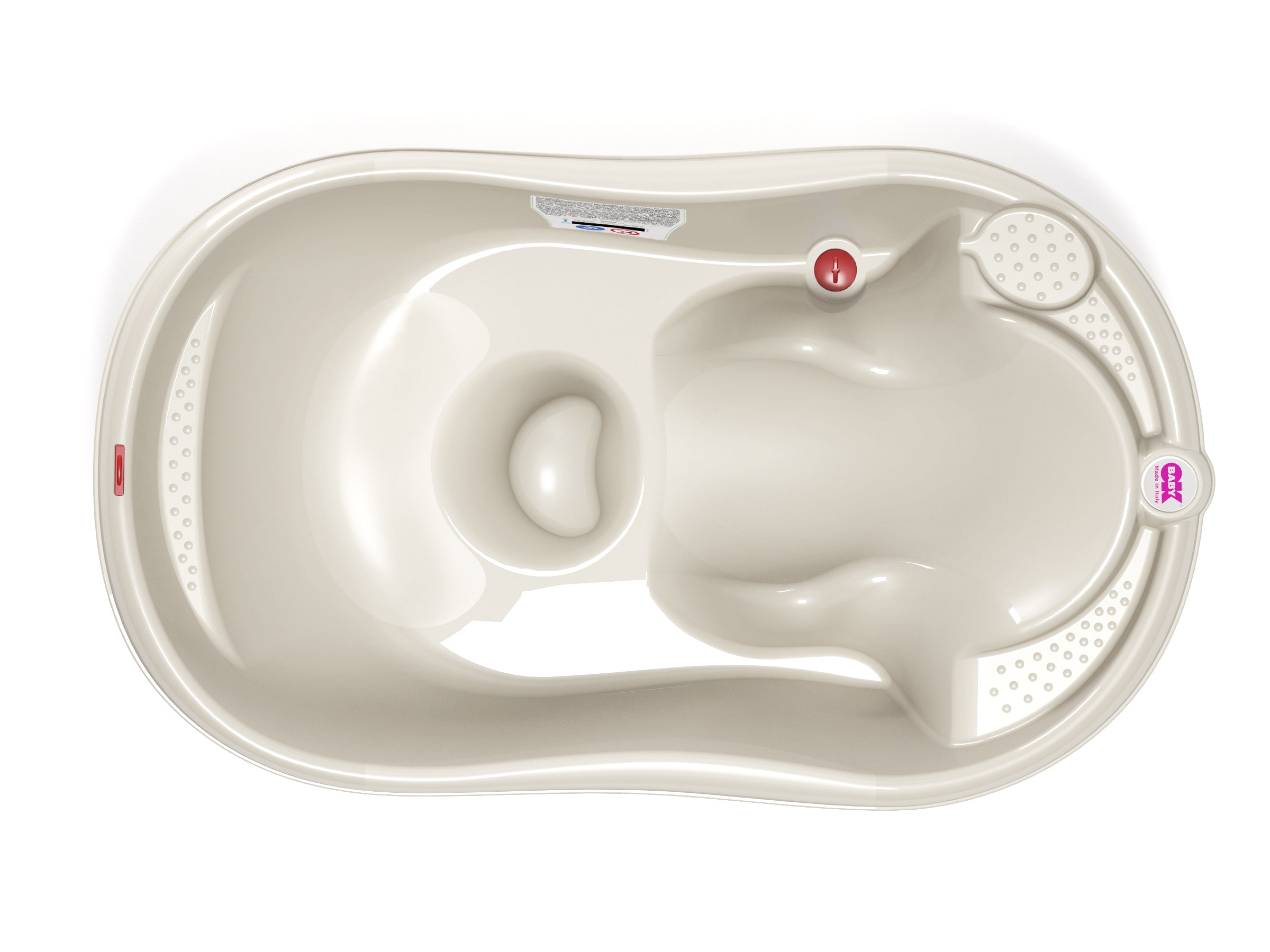 Cadă de baie anatomică „Onda” albă