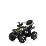 Cărucior de călătorie „ATV” cu mâner alb/verde