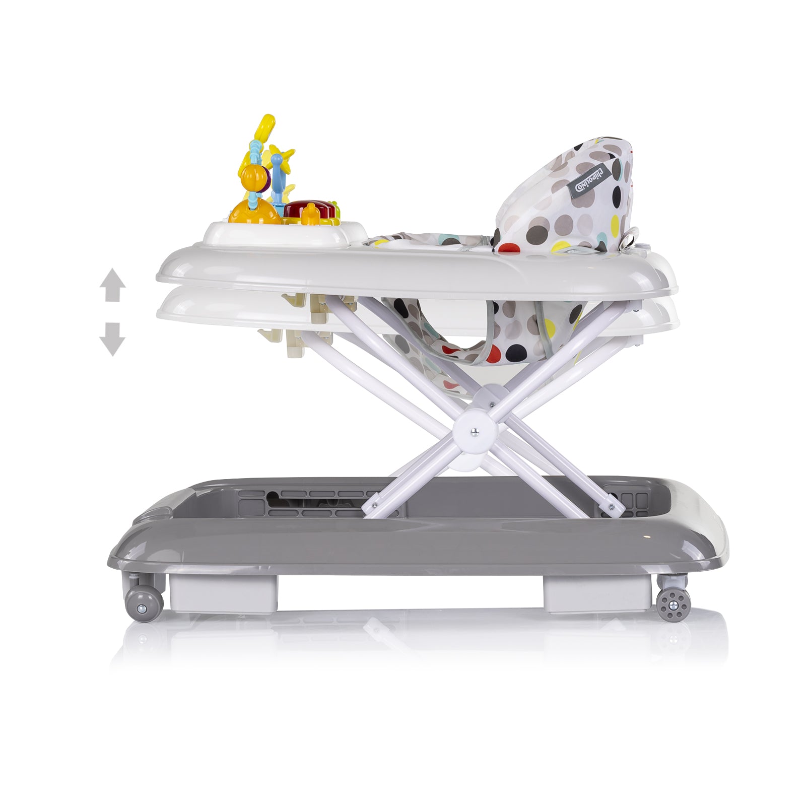 Детска Проходилка "baby Steps" Сива Chipolino