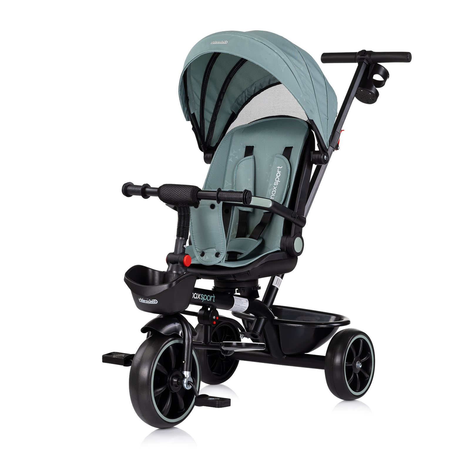 Tricicletă cu baldachin Max Sport Basil