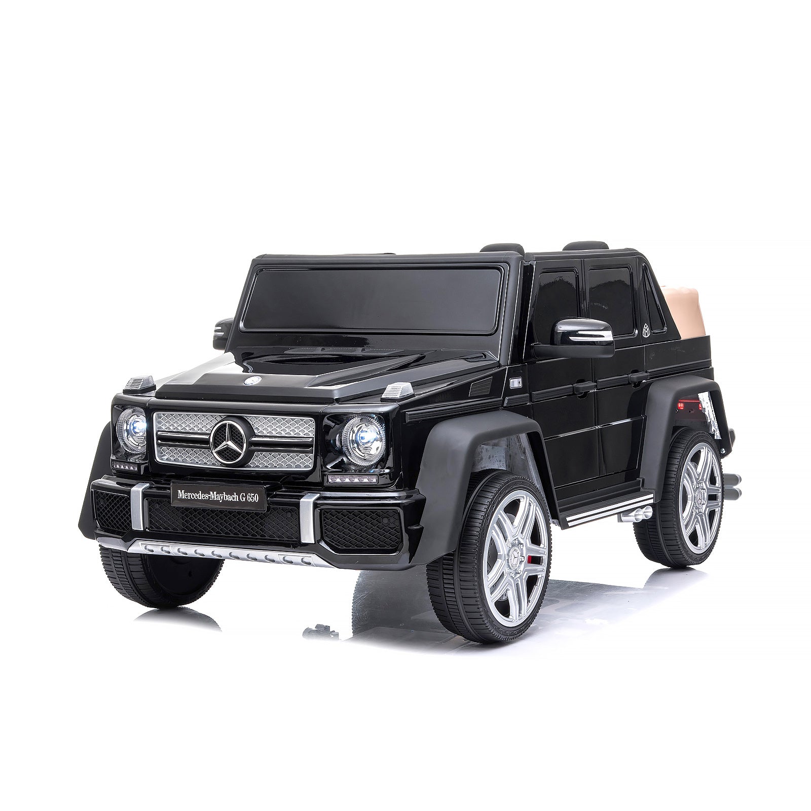 Джип Mercedes Maybach G650Черен Eva Коже