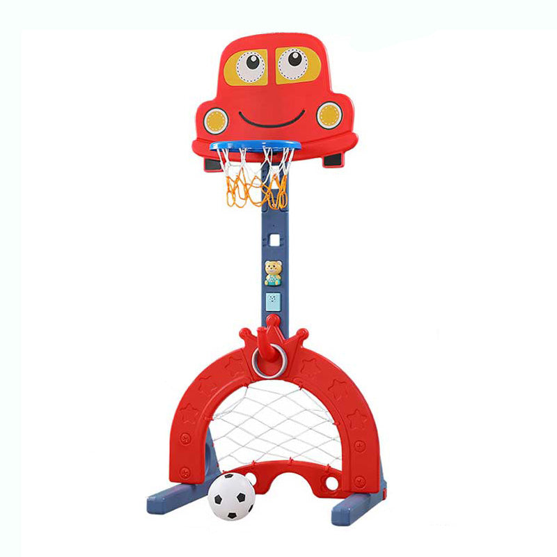Интерактивен Баскетболен Кош 6 В 1, Червен Цвят Feelkids
