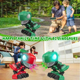 Интерактивен Сглобяем Динозавър Дино С Rc В Зелен Цвят Crazon