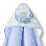 Бебешка Хавлия 100x100 См. Bear Sleeping Blue 01225 01 Interbaby