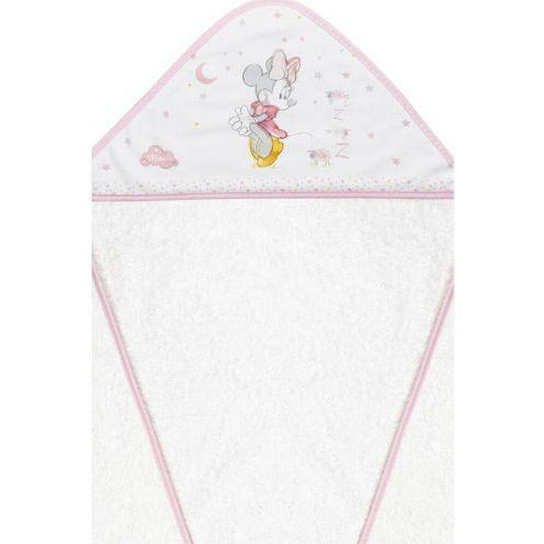 Бебешка Хавлия С Качулка 100x100 См. Minnie White Pink Interbaby