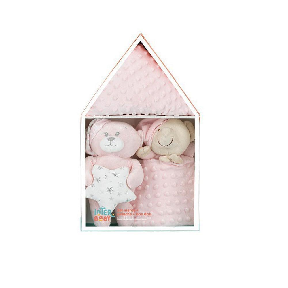 Бебешки Комплект 3ч Къщичка Pink Interbaby