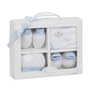 Newborn 4 részes babakészlet (0-6 hó) kék Interbaby