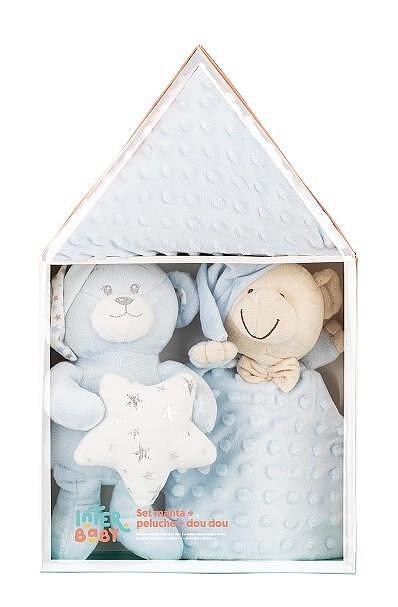 Бебешки Комплект 3ч Къщичка Blue Interbaby