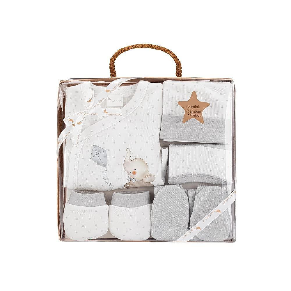 Бебешки Комплект За Изписване 5ч Elefante Grey Interbaby