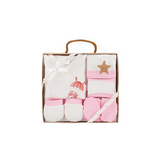 Babakelengye Szett 5részes Newborn (0 6hó) Ejtőernyő Pink Interbaby