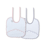 Бебешки Лигавник Fabric 2 Бр Grey&pink Interbaby