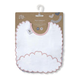 Бебешки Лигавник Fabric 2 Бр Grey&pink Interbaby