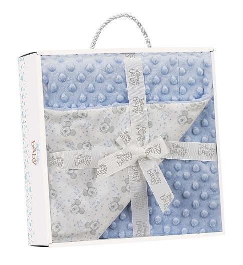 Бебешко Релефно Одеяло 80 110 См. Mickey Blue Interbaby