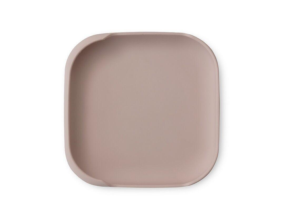 Силиконова Чиния Плато С Вакуум Dark Pink 005 66 Interbaby