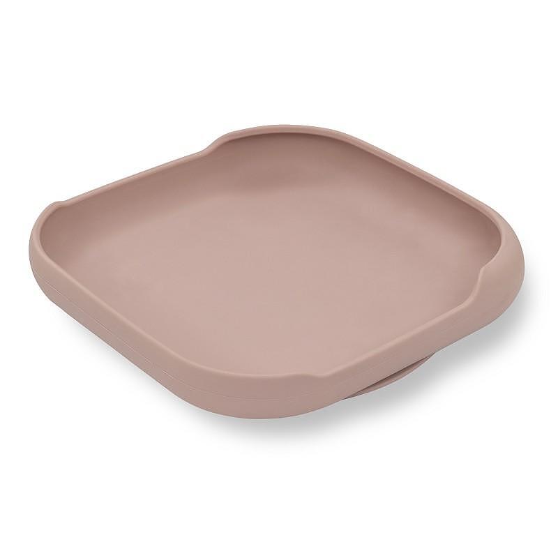 Силиконова Чиния Плато С Вакуум Dark Pink 005 66 Interbaby