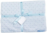 Бебешко Одеяло 80 110 См. Coral Fleece Blue Interbaby