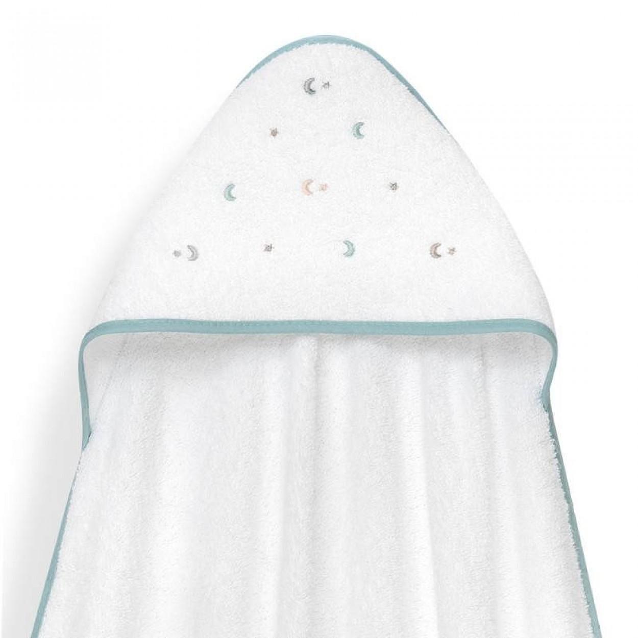 Комплект Бебешка Хавлия 100x100 См. + Козирка Estrella Luna Multicolor White Green Interbaby