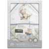 Комплект Бебешка Хавлия 100x100 См. + Козирка Oso Luna Estrellas White Green Interbaby