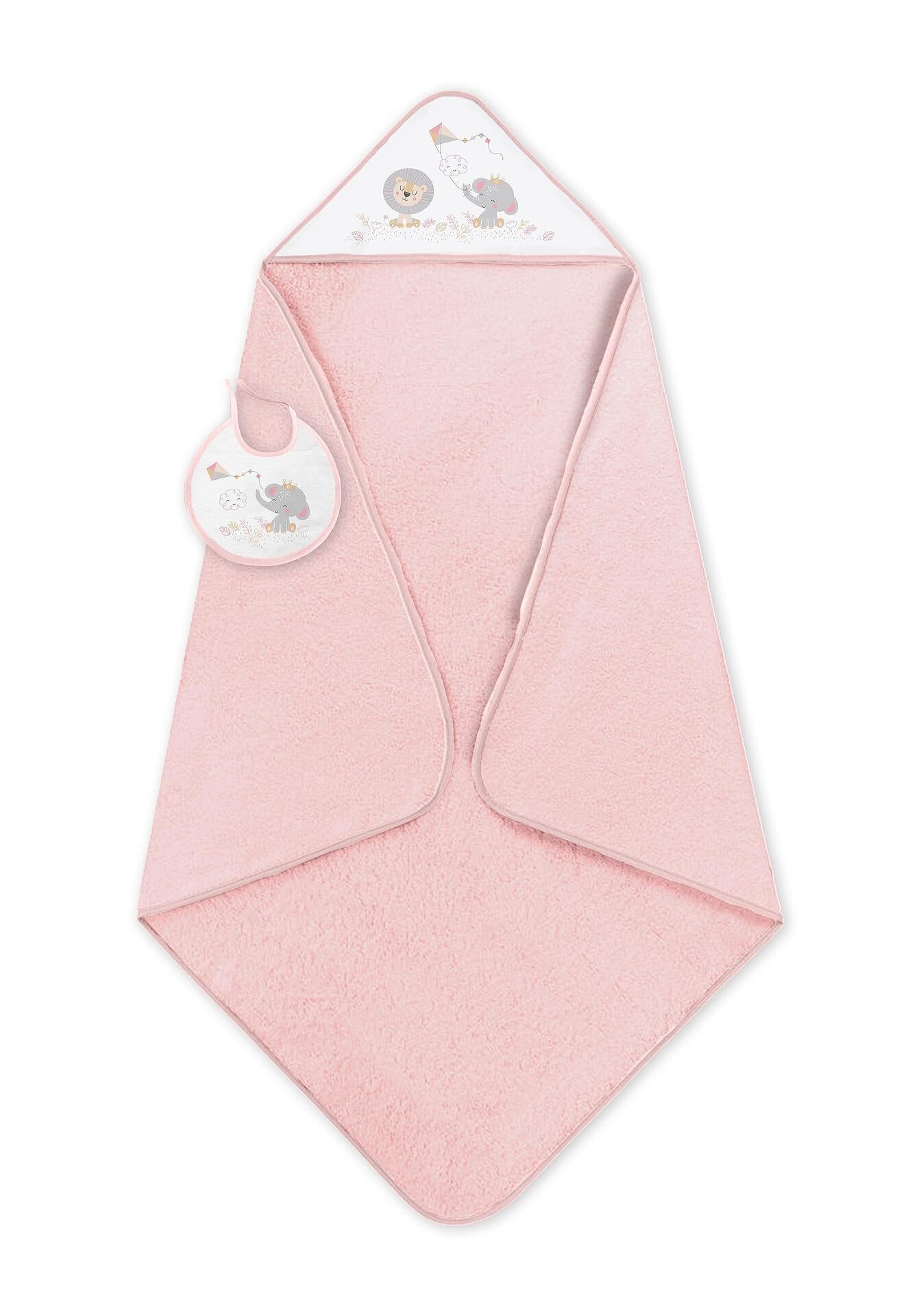 Комплект Бебешка Хавлия С Лигавник 100x100 См. Cachirulo Pink Interbaby