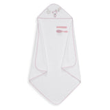 Комплект Бебешка Хавлия С Термометър За Баня White Pink Interbaby