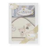 Комплект Бебешка Хавлия С Термометър За Баня Beige Interbaby