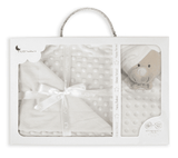 Interbaby Bébi Takaró szett 80x110cm plüssfigurával, Doudou Beige