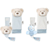 Комплект Дрънкалки Ръкавички Osito Blue Interbaby
