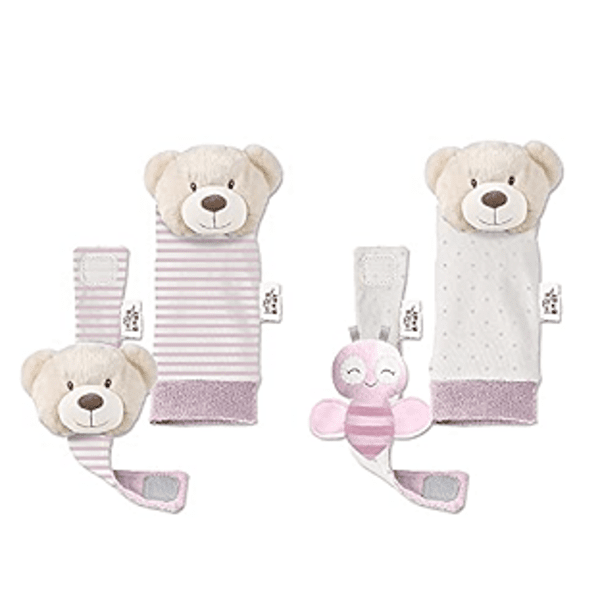Комплект Дрънкалки Ръкавички Osito Pink Interbaby