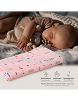 Муселинова Пелена 120х120 См Bamboo Cabana Pink Interbaby