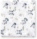 Муселинови Пелени 80х80 См 3бр Panda Green Interbaby