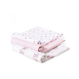 Муселинови Пелени 80х80 См 3бр Paracaidista Pink Interbaby