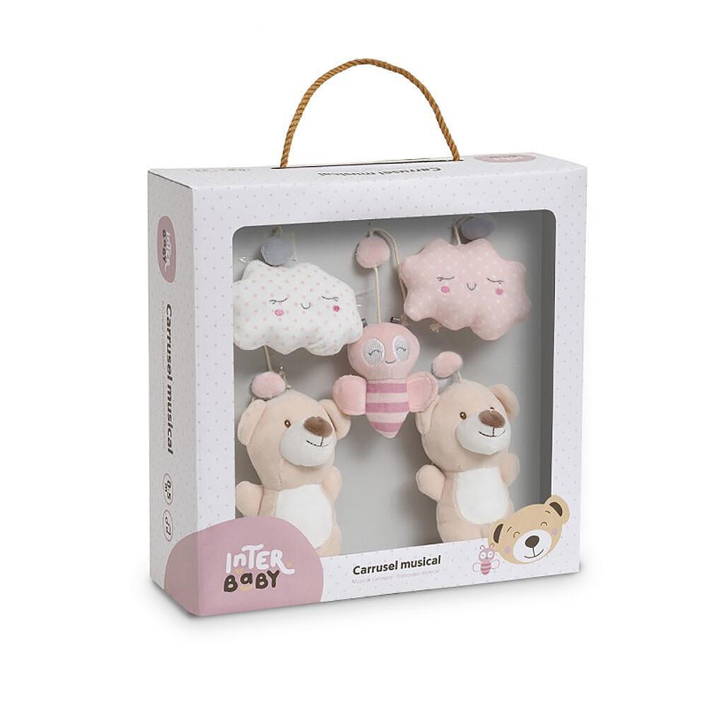 Музикална Въртележка Osito Pink Interbaby